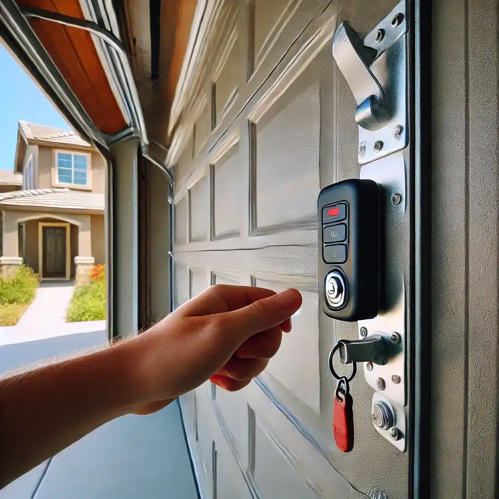 open garage door manually from outside